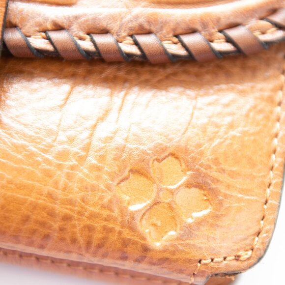 Patricia Nash Torri Purse Tooled Leather Clutch Convertible Crossbody Bag Brown - Picture 8 of 12